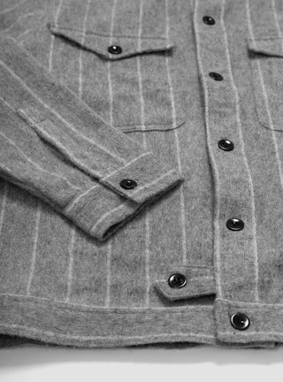 Wool CPO Shirt Grey by Garbstore | Couverture & The Garbstore