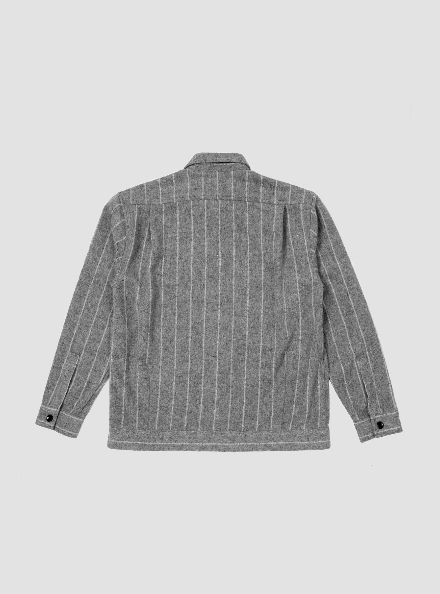 Wool CPO Shirt Grey by Garbstore | Couverture & The Garbstore