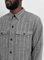 Wool CPO Shirt Grey by Garbstore | Couverture & The Garbstore