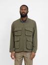 Sangas Second Pattern Shirt Olive by Garbstore | Couverture & The Garbstore
