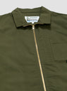 Zip Over Shirt Green by Garbstore by Couverture & The Garbstore