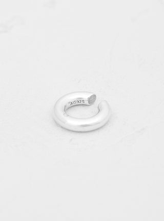 Bold No.2 Earcuff Silver by Saskia Diez | Couverture & The Garbstore