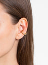 Bold No.2 Earcuff Gold Plated by Saskia Diez | Couverture & The Garbstore