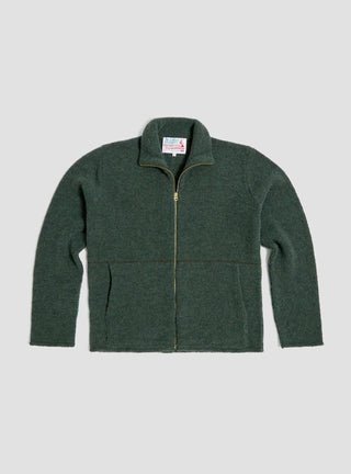 Boucle Zip Up Green by The English Difference by Couverture & The Garbstore