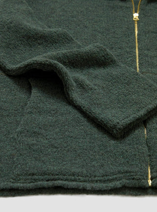 Boucle Zip Up Green by The English Difference by Couverture & The Garbstore