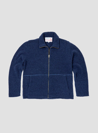 Boucle Zip Up Navy by The English Difference | Couverture & The Garbstore