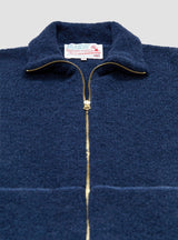 Boucle Zip Up Navy by The English Difference | Couverture & The Garbstore