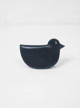 Leather Bird Coin Case Navy by The Superior Labor | Couverture & The Garbstore