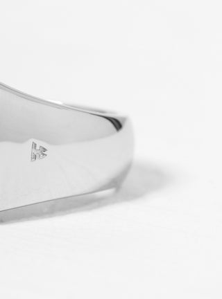 Satin Sterling Silver Oval Ring by Tom Wood | Couverture & The Garbstore