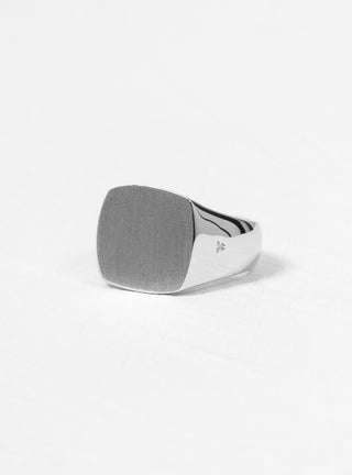 Satin Sterling Silver Cushion Ring by Tom Wood | Couverture & The Garbstore