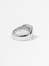 Satin Sterling Silver Cushion Ring by Tom Wood | Couverture & The Garbstore